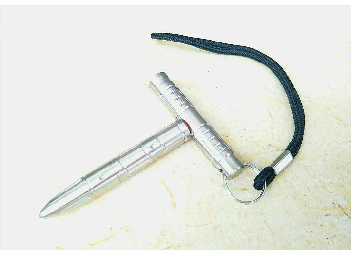 Тактическая ручка для защиты многофункциональный аварийный Молот из