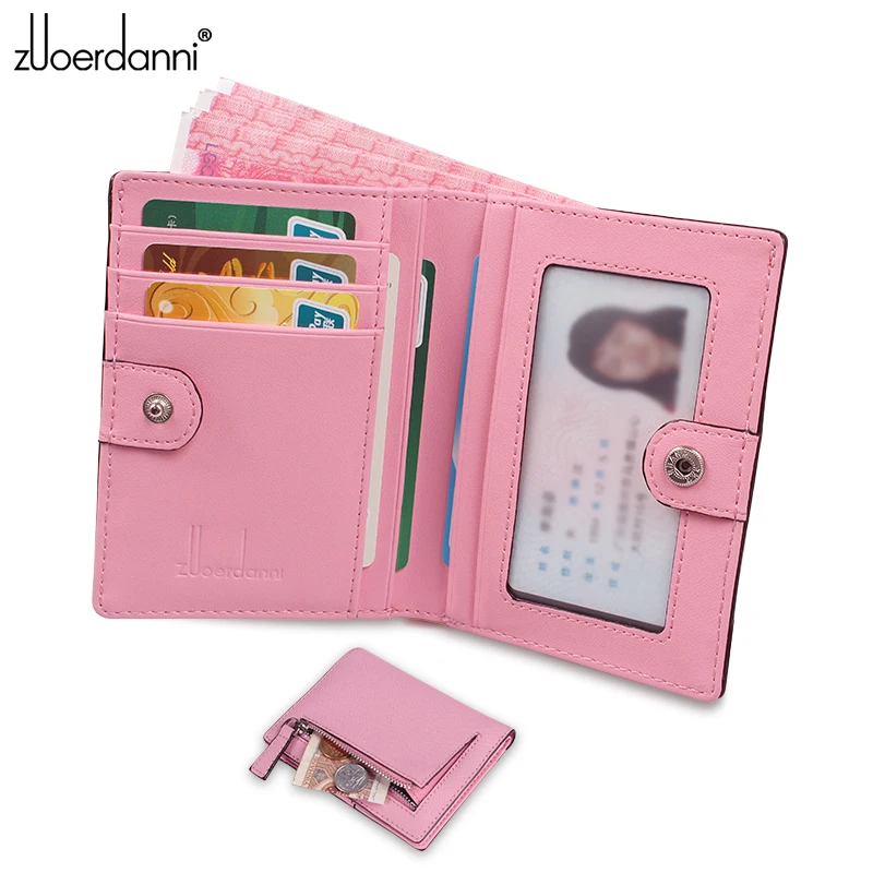 

New Mini wallet female slim Purse Lady Coin wallets leather Women Short Purse A370