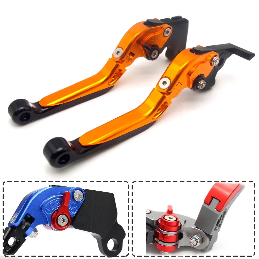 Складной Выдвижной регулируемый левёр de frein et embrayage moto для Suzuki SV650 SV 650 1999 2009 2016