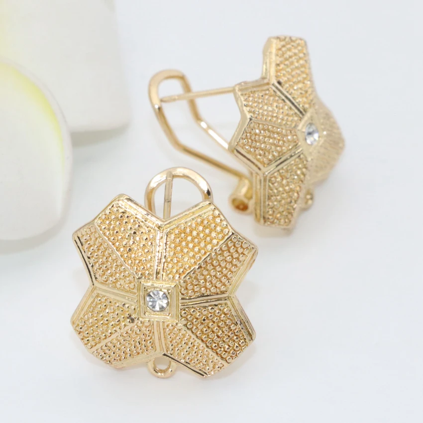 20mm Gold-color Stud Earrings for Girl Women Gifts Frost Matte Earring New Fashion Elegant Wholesale Price 1 Pair Jewelry B2830 | Украшения
