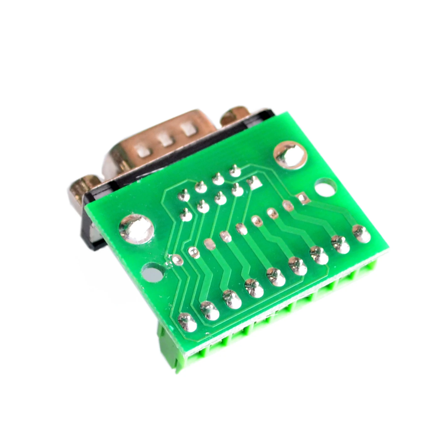DB9 RS232 последовательный к терминалу гнездовой разъем адаптера Breakout Board черный +