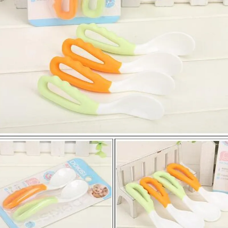 Детская посуда ложка малыш локоть инструмент-ложка вместе много ложек