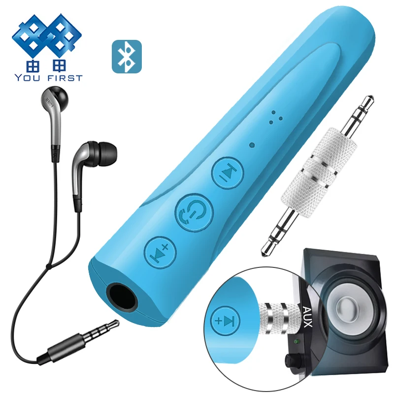 Вы первый Bluetooth адаптер для наушников AUX Receptor USB автомобильный аудио приемник