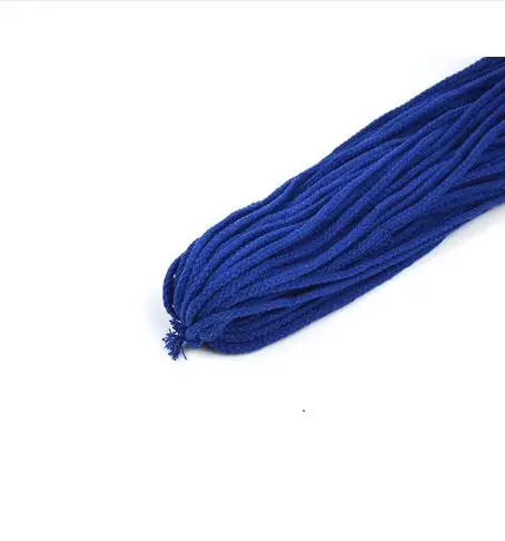 royalblue 5 мм витая веревка экологически чистый хлопок шнур высокая прочность нить DIY ремесло тканые веревки домашний текстиль ремесло домашнее украшение - Цвет: royalblue