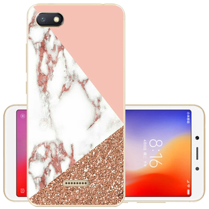 16 Чехол для Xiaomi Redmi 6A 5,4", мягкий чехол из ТПУ, чехол, силиконовый чехол, милые сумки, чехлы для Xiomi Redmi 6, чехол для телефона - Цвет: 16