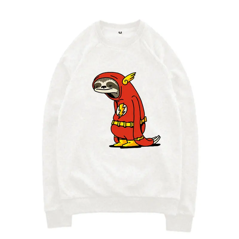 Sloth Hoodies fish Забавные толстовки с ворсом флисовые мужские толстовки с капюшоном утепленная мужская одежда хлопок Прямая толстовки хип хоп недорогая Толстовка - Цвет: Sloth Hoodies fish