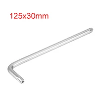 1pcs long tamper proof torx wrench star key bit wrench l shape nickel plated t30 silver tone repair tools