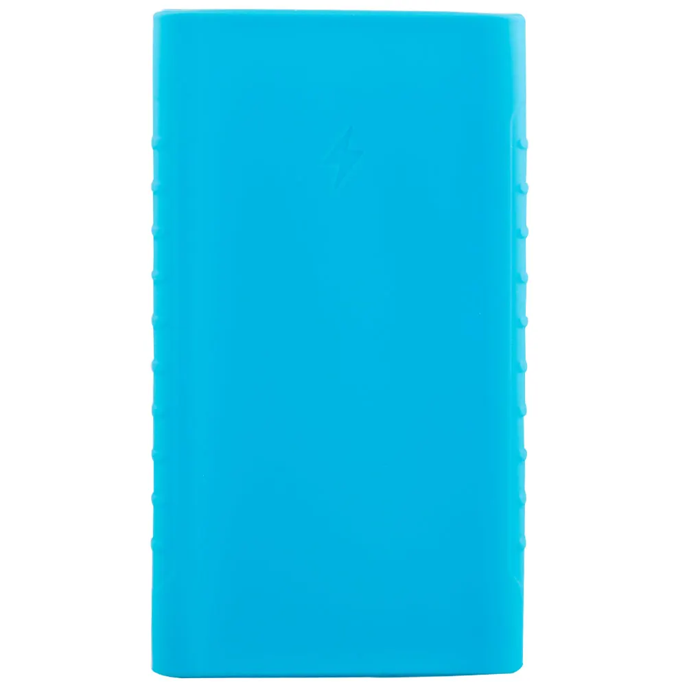 Силиконовый чехол для Xiaomi power Bank 10000mAh PLM02ZM портативный внешний аккумулятор резиновый корпус