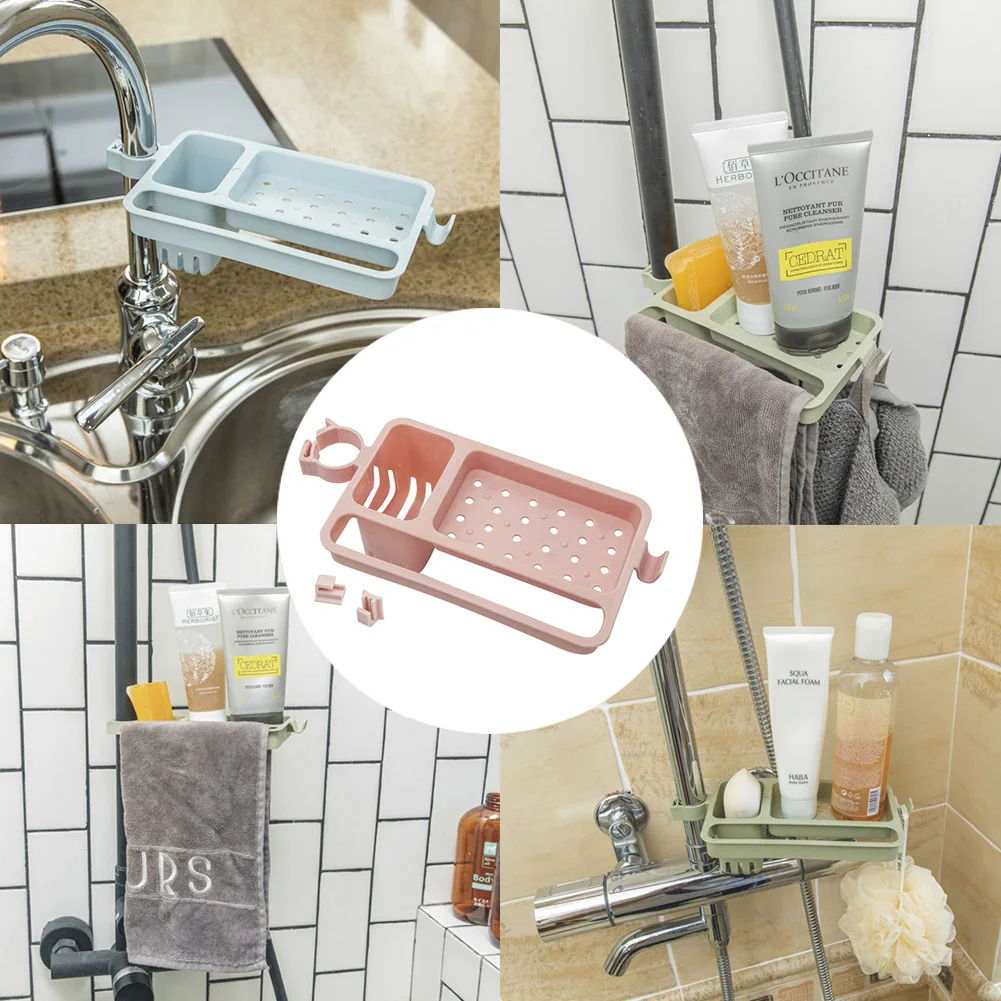 Держатель Слива многофункциональный санузел прочный пластиковый зажим для