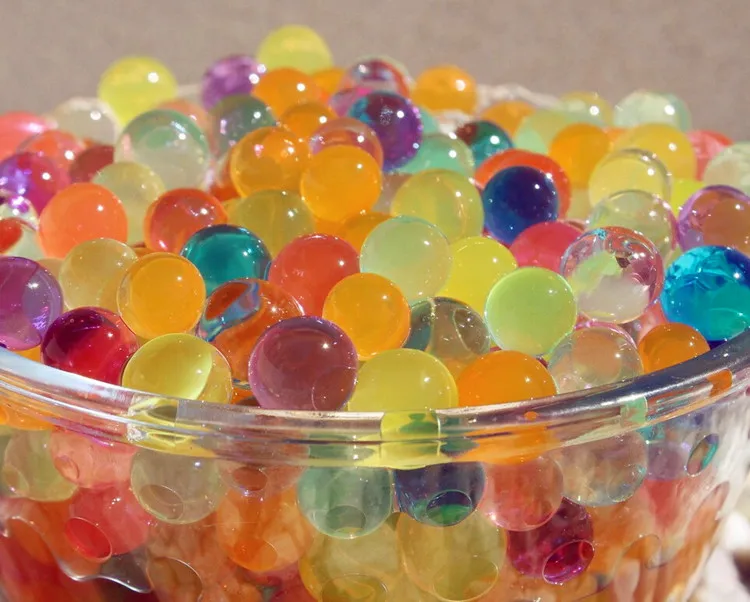 3000 шт. водяной пистолет красочные мягкие Кристальные пули биты пейнтбол игрушка