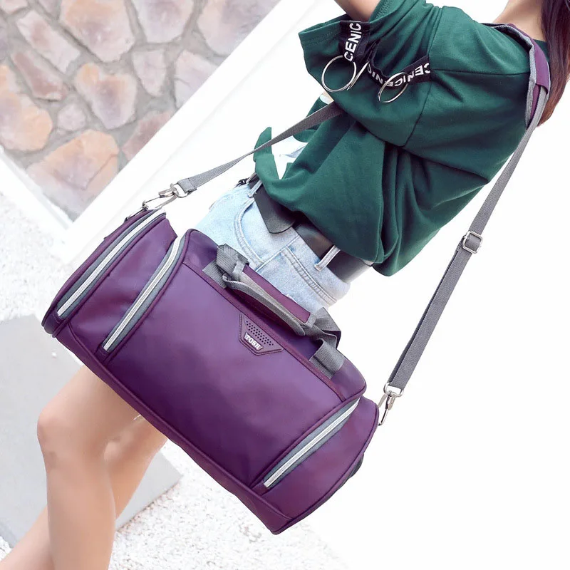 Модная дорожная сумка для женщин мужчин цилиндр вещевой сумки водостойкие