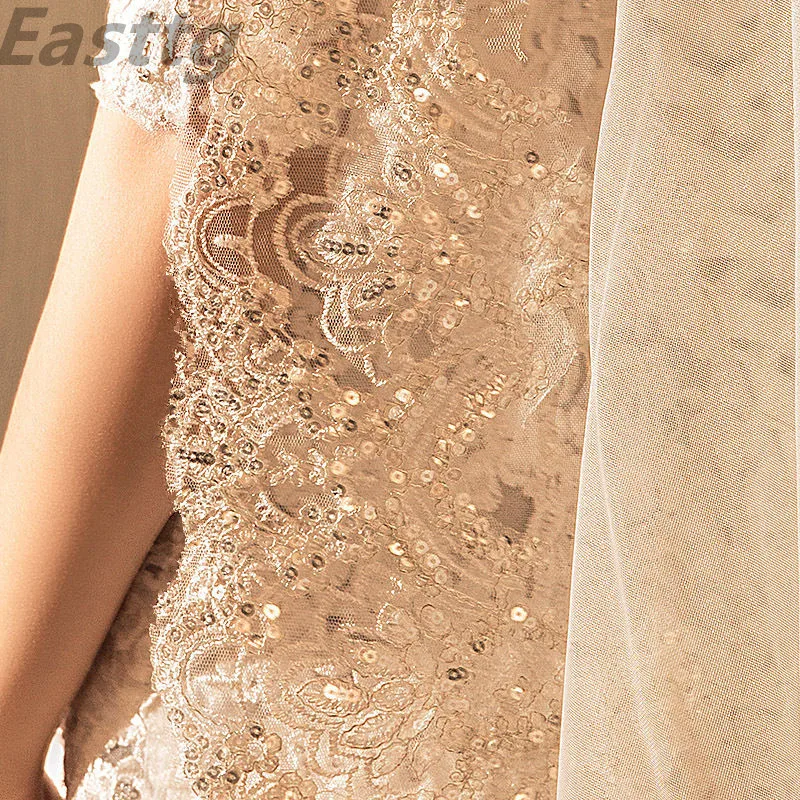 Белое/цвета слоновой кости Свадебная фата 3 м размеры для возраста от 1 с