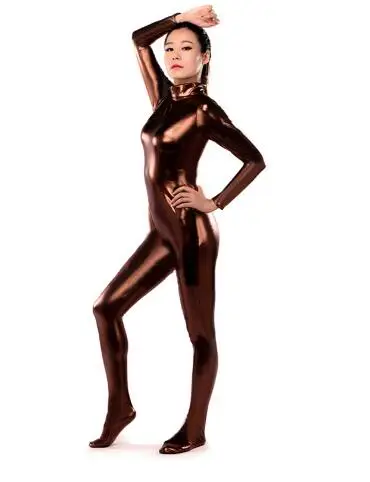 BetterParty горячая Распродажа Кофе коричневый Блестящий металлический вторая кожа