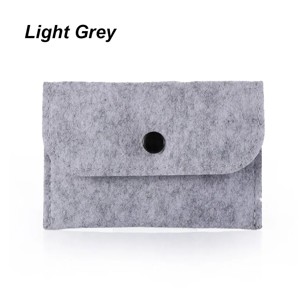Style 1 Light Grey 1 шт., новинка, кошелек с кошкой для женщин и девочек, мини-кошелек, квадратный фетровый Кошелек для монет, сумка для мелочи, органайзер для девушек, нулевая сумка, 12,5 см* 8 см - Цвет: Style 1 Light Grey