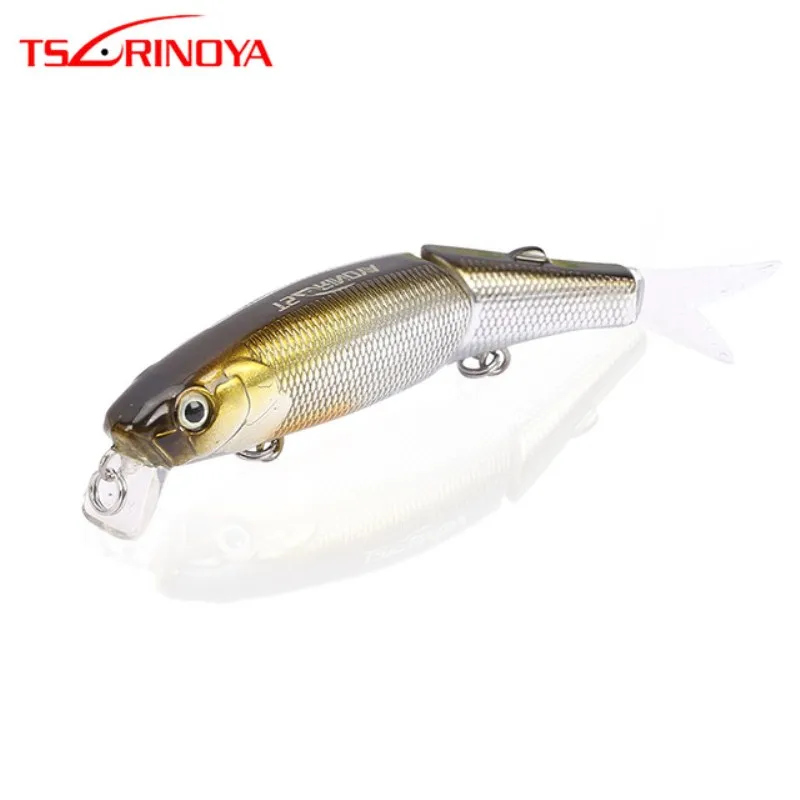 TSURINOYA 88 мм 7 2g Приостановка двухсекционная гольян Рыболовная Приманка 12 # крови