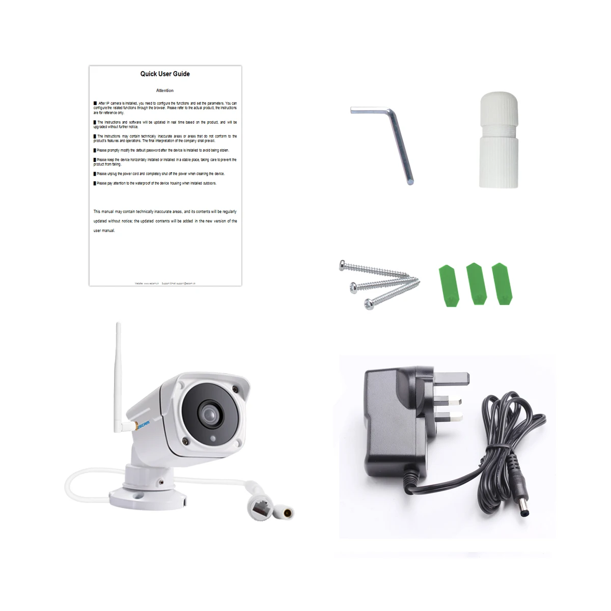ESCAM PVR001 ONVIF HD 720P P2P частная облачная Водонепроницаемая ip-камера безопасности с поддержкой обнаружения движения