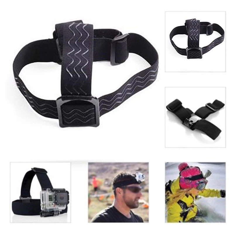

Elastic Headband Belt Headlight Lamp Head Strap For Action Camera Adjustable Camera Accessories