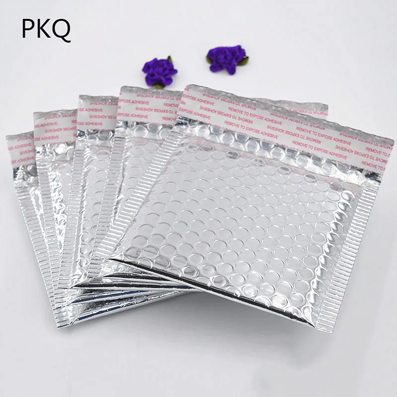 10 шт./лот новые серебряные пузырчатые конверты многофункциональная упаковка