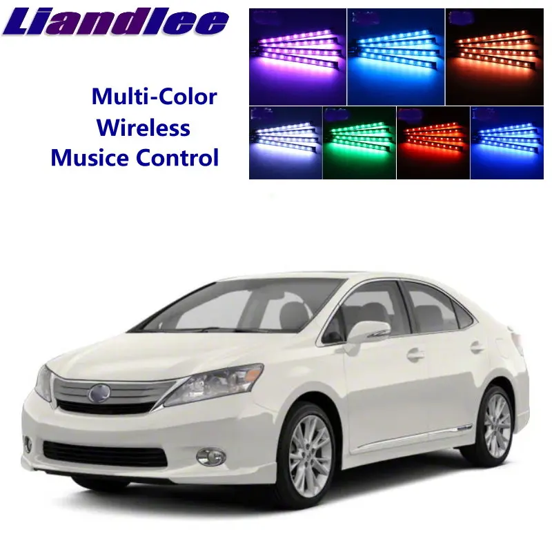 

LiandLee Car Interior Floor Decorative Atmosphere Seats Ambient Neon light For Lexus HS 250h / F 2009~2017