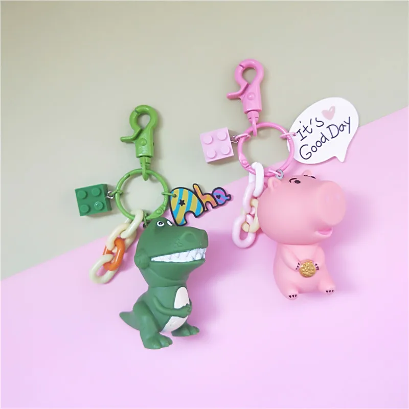 Динозавр милый брелок для ключей динозавры Мода Для мужчин или девочек