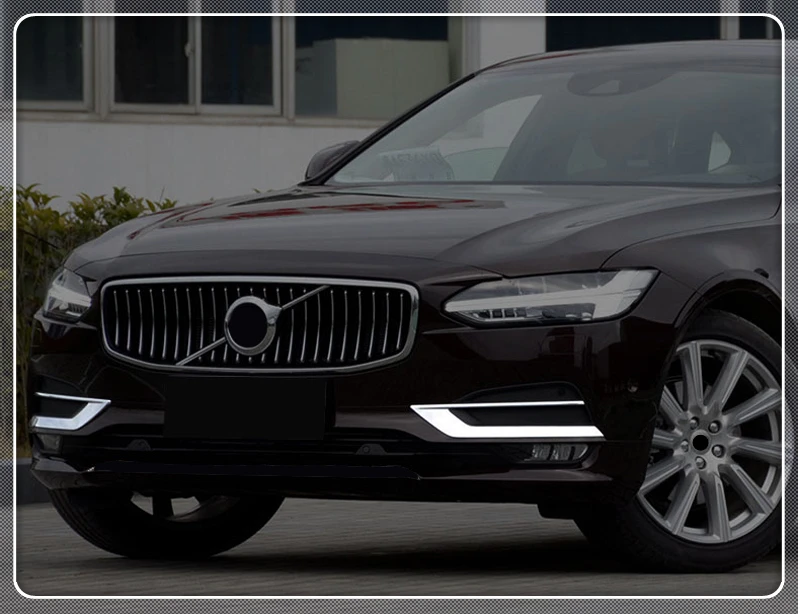 Для Volvo S90 2017-2019 Автомобильная передняя противотуманная фара декоративные полосы