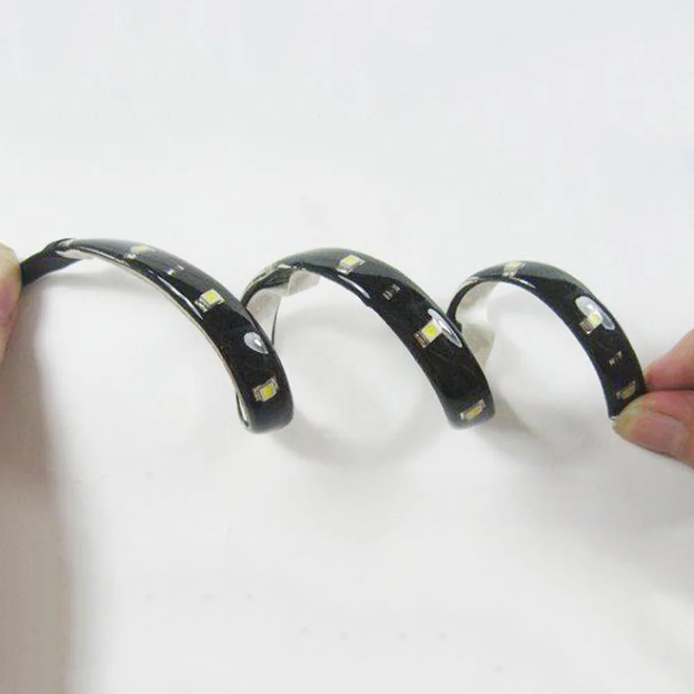 1 шт. 30 см 3528 Водонепроницаемый Светодиодные ленты гибкий светильник s DC12V SMD