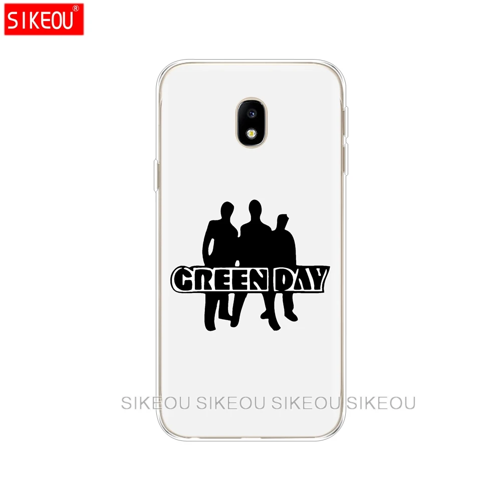 silicone cover phone case for Samsung Galaxy J3 J5 J7 2017 J330 J530 J730 PRO j2 2018 GREEN DAY DOOKIE AMERICAN | Мобильные телефоны