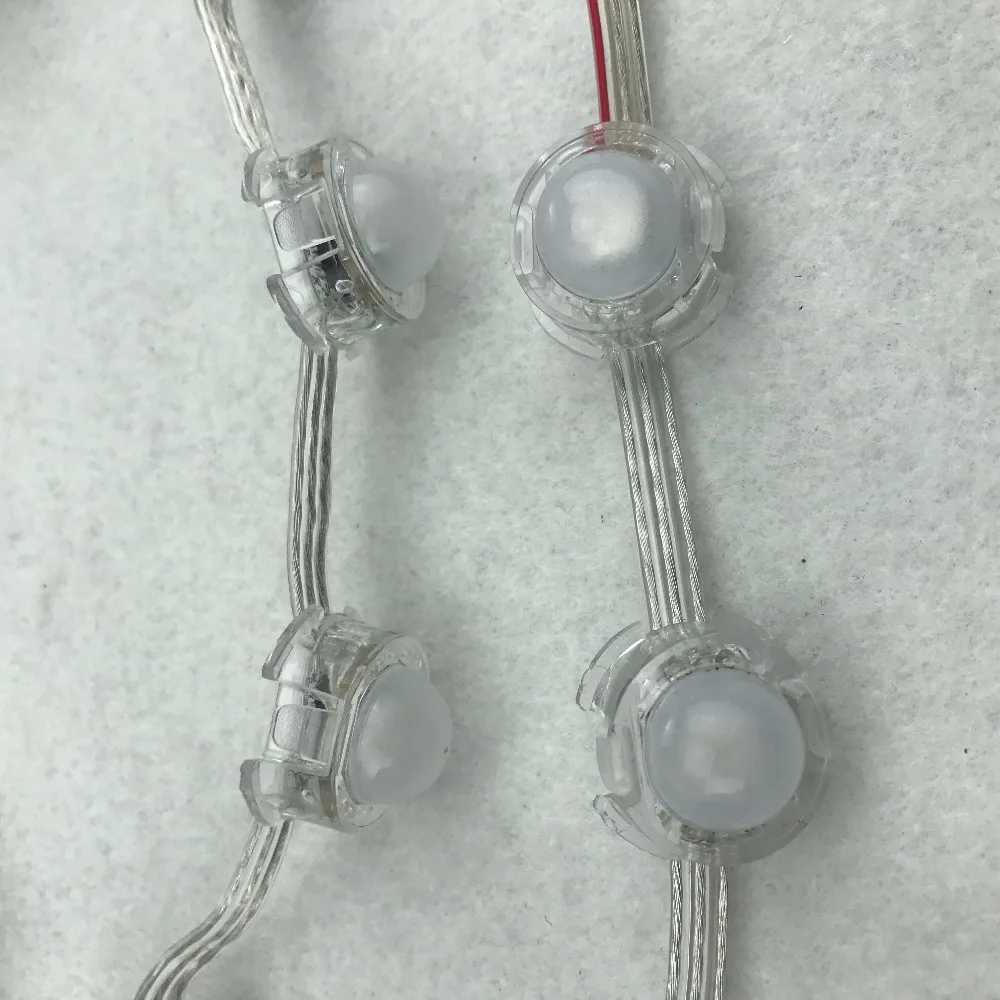50 шт/шнур 5 см расстояние DC5V 20 мм WS2811 5050 SMD пиксельный модуль чистый провод матовая