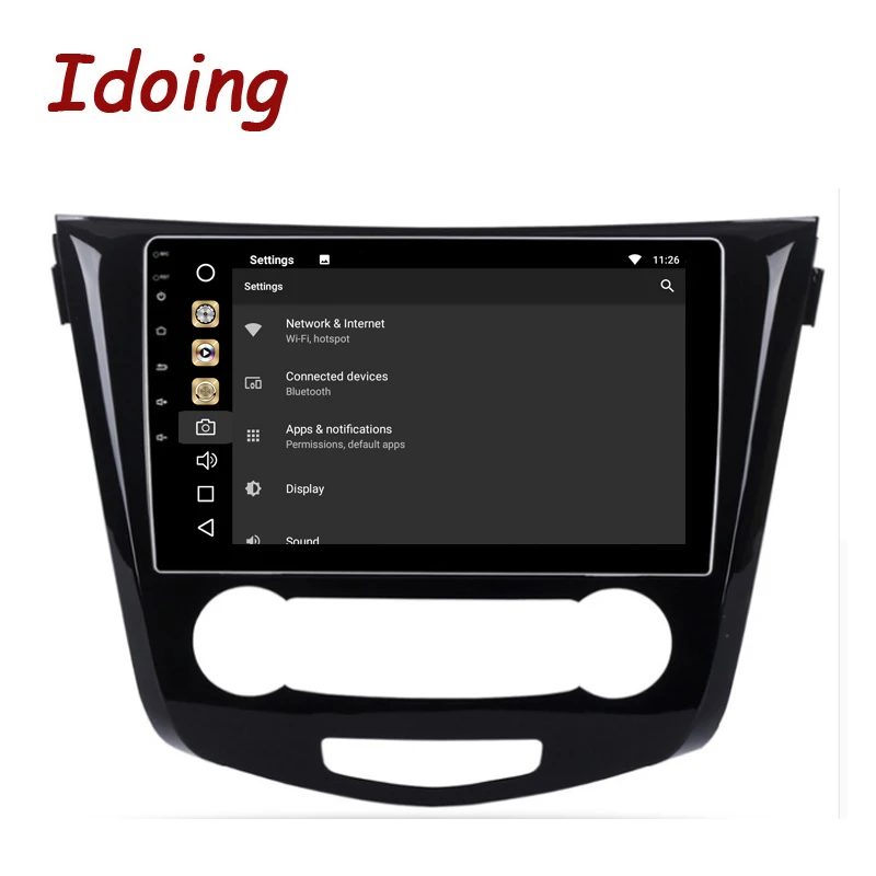 Idoing 2Din 10 2 &quot8 Core 4 + 32 Android8.0 автомобильный ради для Nissan Qashqai 2014-2017 мультимедийный