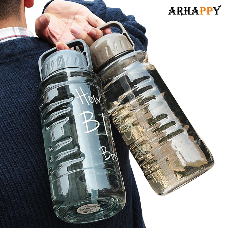 Большая емкость спортивная Питьевая бутылка для воды 2L BPA бесплатно пластиковая