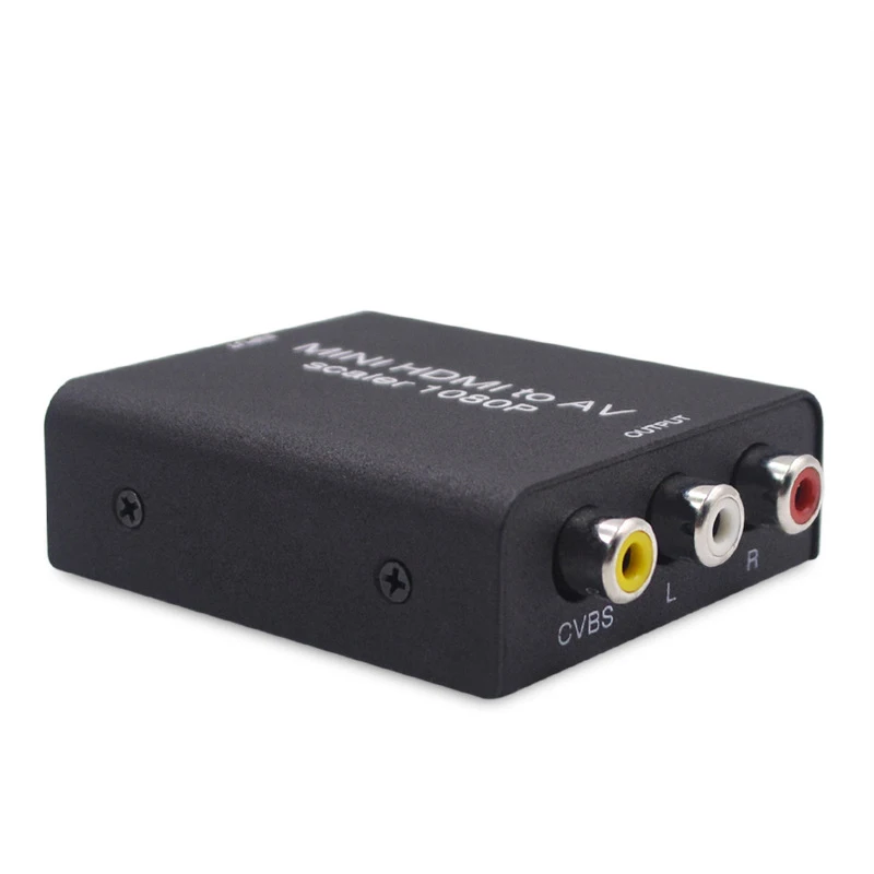 Мини HDMI в AV HD аудио видео конвертер Аудио Синхронизация| |