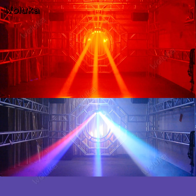 Светодиодная вспышка с узором ktv вращающаяся цветная лампа бесконечное