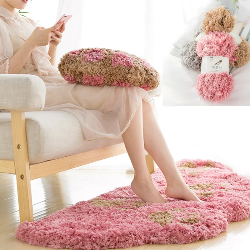 26 М Перьевая пряжа DIY ручной вязки тканый Детский свитер шарф шапка