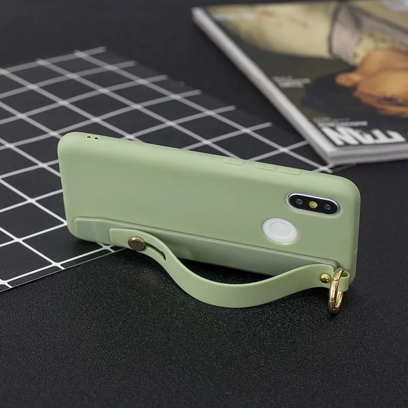 Для Xiaomi Redmi 7 NOTE 5 6 Pro желеобразная крышка чехол подставка Note S2 Sweety наручный ремешок