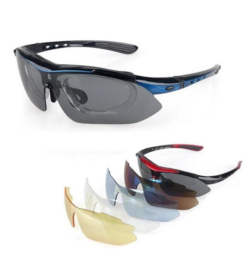 Поляризовыванная велосипеде спорта на открытом воздухе велосипедные очки