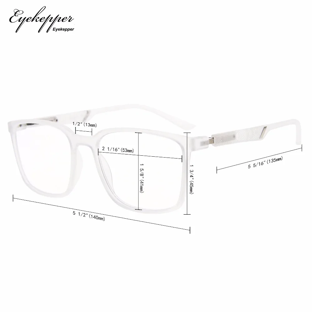 R151-Mix-5pcs Eyekepper 5-Pack большая оправа мужские женские очки для чтения со специальным