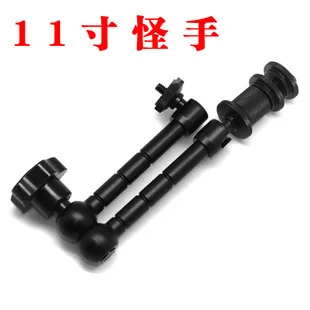 DSLR Camera 11inch Magic Arm 1/4 Screw Three feet 3 Legs Monopod Base Stand Unipod Holder Support For Canon 6D nikon Tripod | Электроника