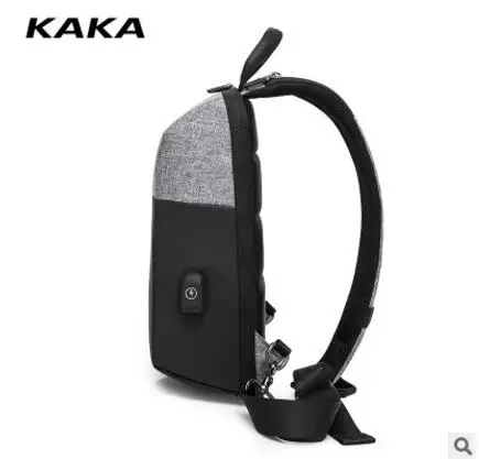 Мужские сумки-мессенджеры KAKA сумка через плечо с usb-зарядкой для мужчин нагрудная