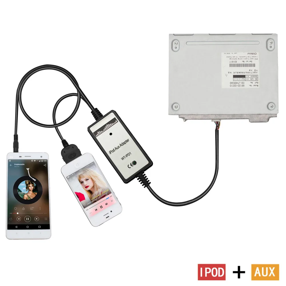 Автомобильный аудиогенератор Moonet MP33 3 5 мм AUX адаптер для Toyota Land cruiser Avensis RAV4 Tacoma Tundra
