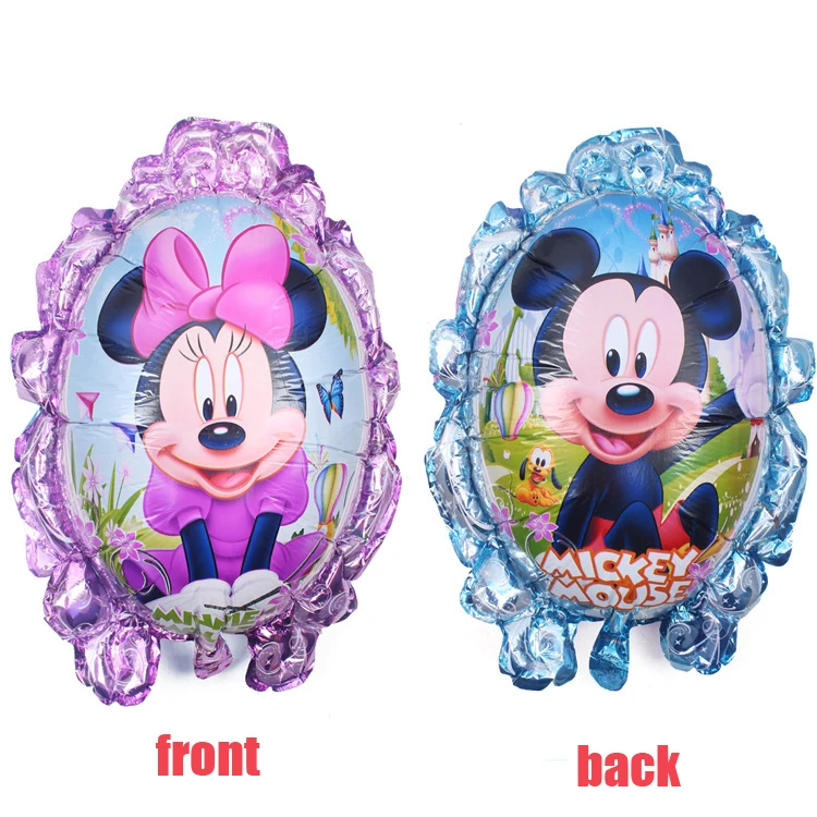 20pcs 65x52cm Double-side Different Princess Mickey Minnie Foil Balloons Globos Wedding Birthday Party Decor Girl Mirror Ballons | Дом и сад