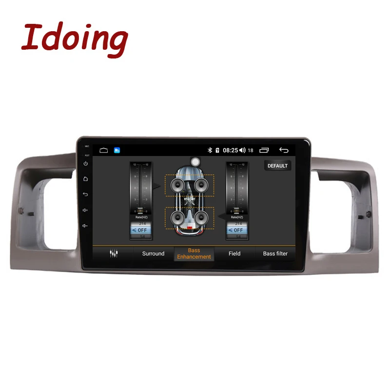Idoing 9 &quot2.5D ips Android 8 1 автомобильный DVD мультимедийный плеер gps для Toyota Corolla EX 2007-2012 DSP