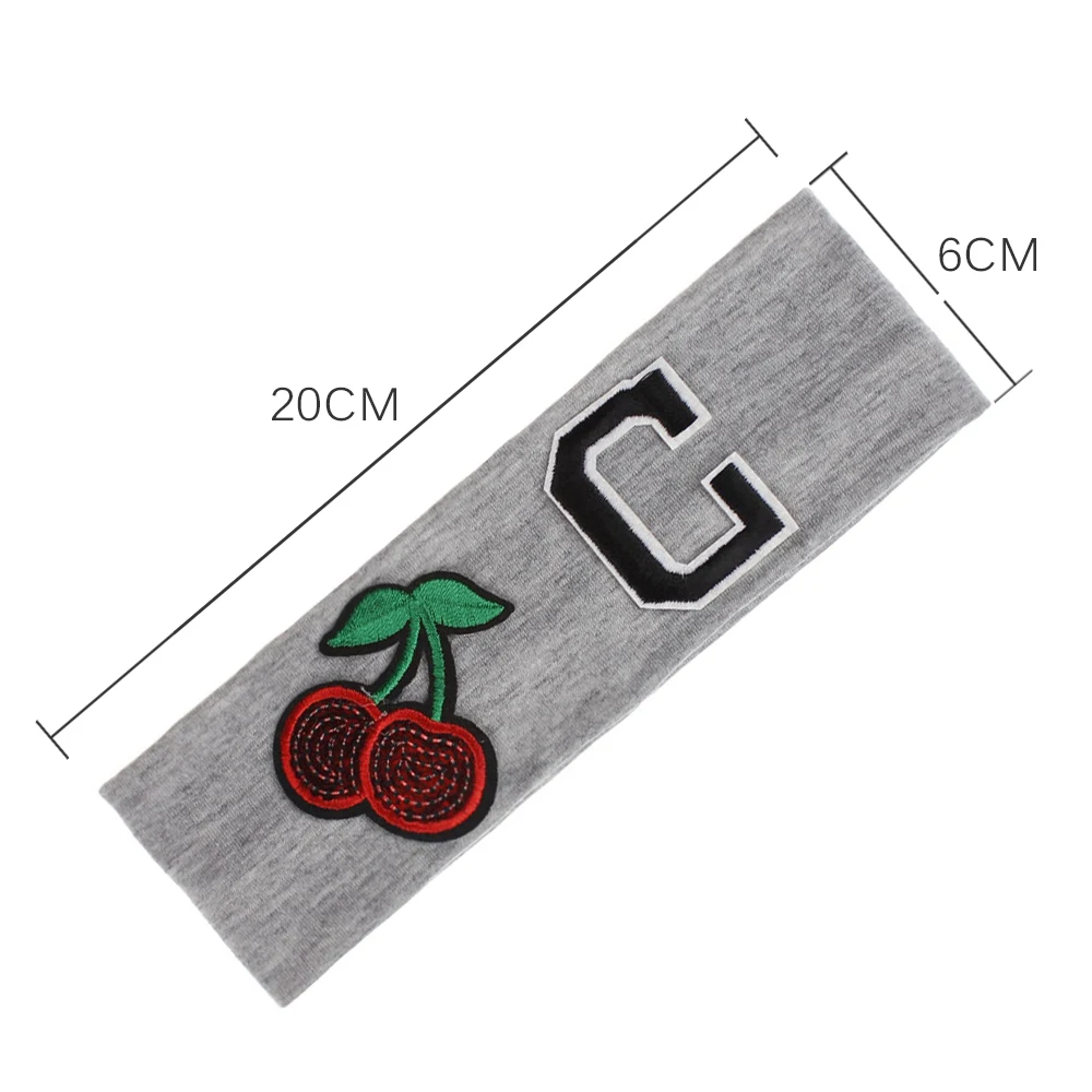 Geebro/Летняя Повседневная повязка на голову с надписью вишня для мальчиков и