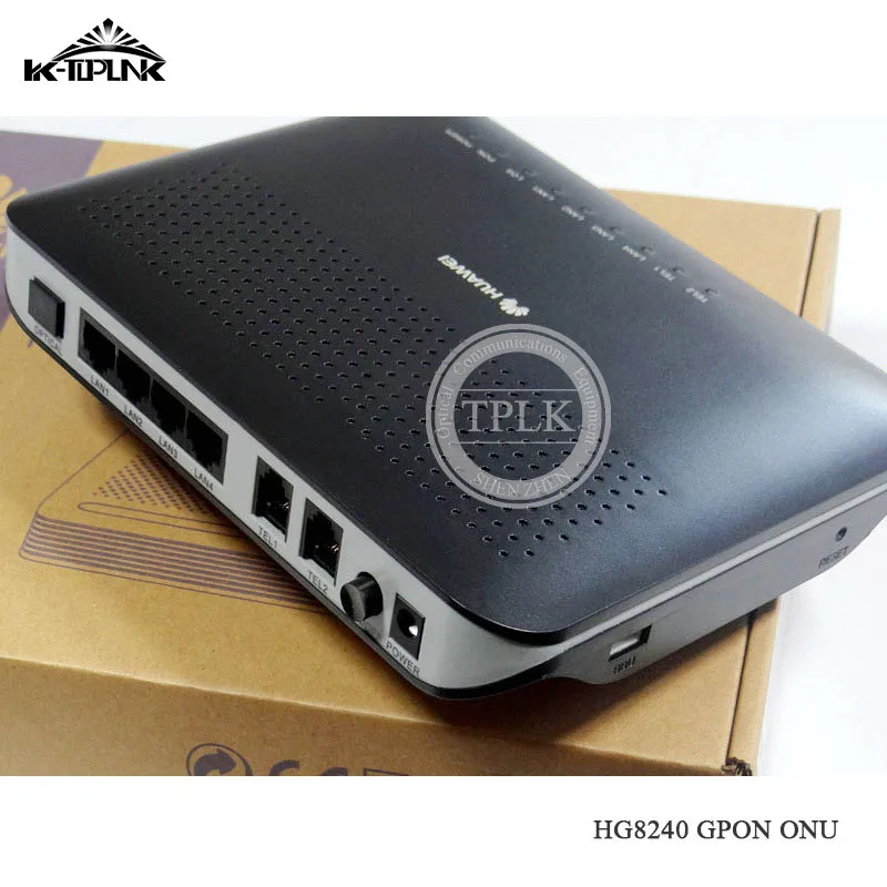Оптоволоконный сетевой маршрутизатор FTTH FTTB FTTX HG8240 4FE + 4LAN WIFI GPON ONU ONT | Мобильные
