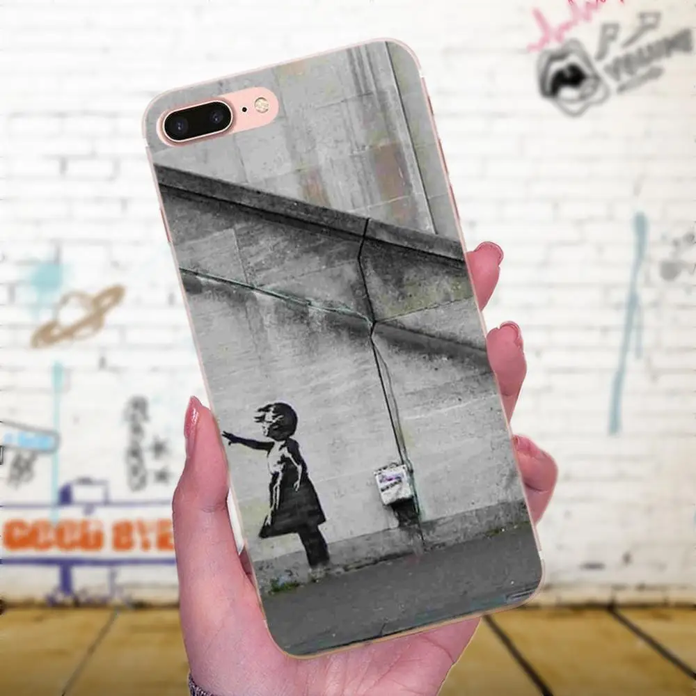 Уличное искусство Бэнкси &quotАльберт&quot Banksy Palestine для Xiaomi Mi3 Mi4 Mi4C Mi4i Mi5 Mi 5S 5X 6 6X 8 SE A1