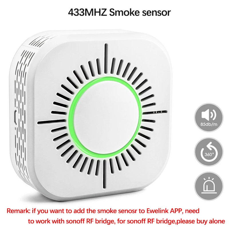 Sonoff RF мост 433 МГц Wifi беспроводной PIR датчик движения двери и окна сигнализации для
