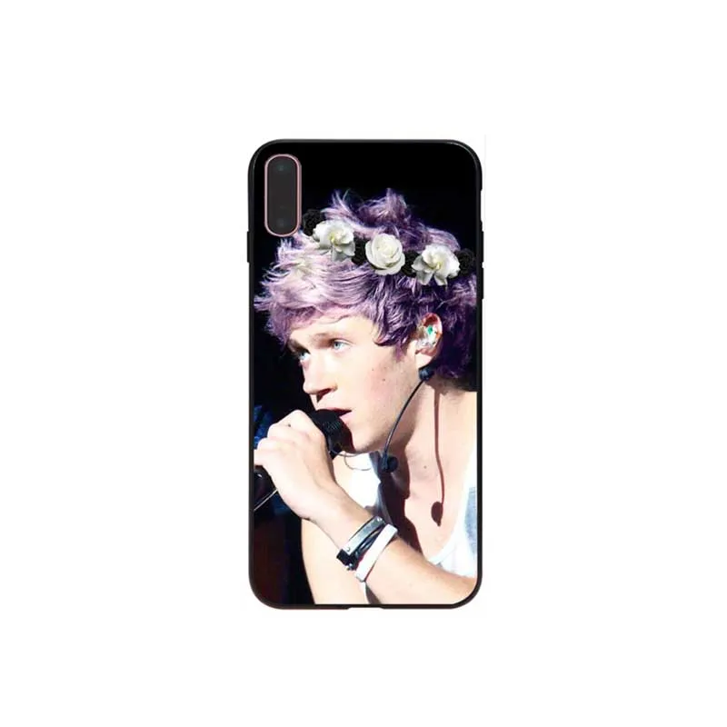 История One direction harry styles Хоран черный мягкий чехол для мобильного телефона Apple iPhone 7