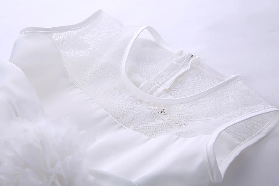 Милые элегантные белые платья для девочек на свадьбу и вечеринки лето 2020 детские