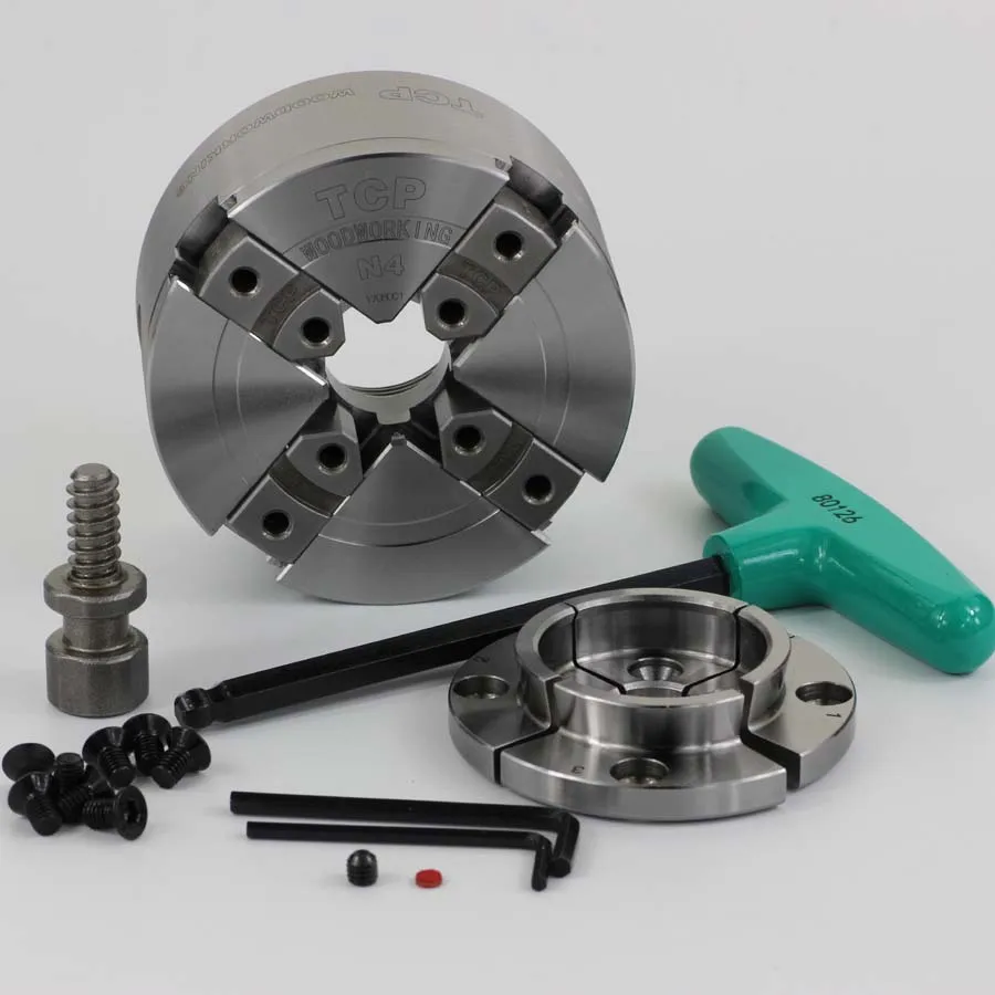 TCP TOOLS 81191 M33X3.5 50 мм набор патронов для токарного станка по дереву N4|self-centering lathe
