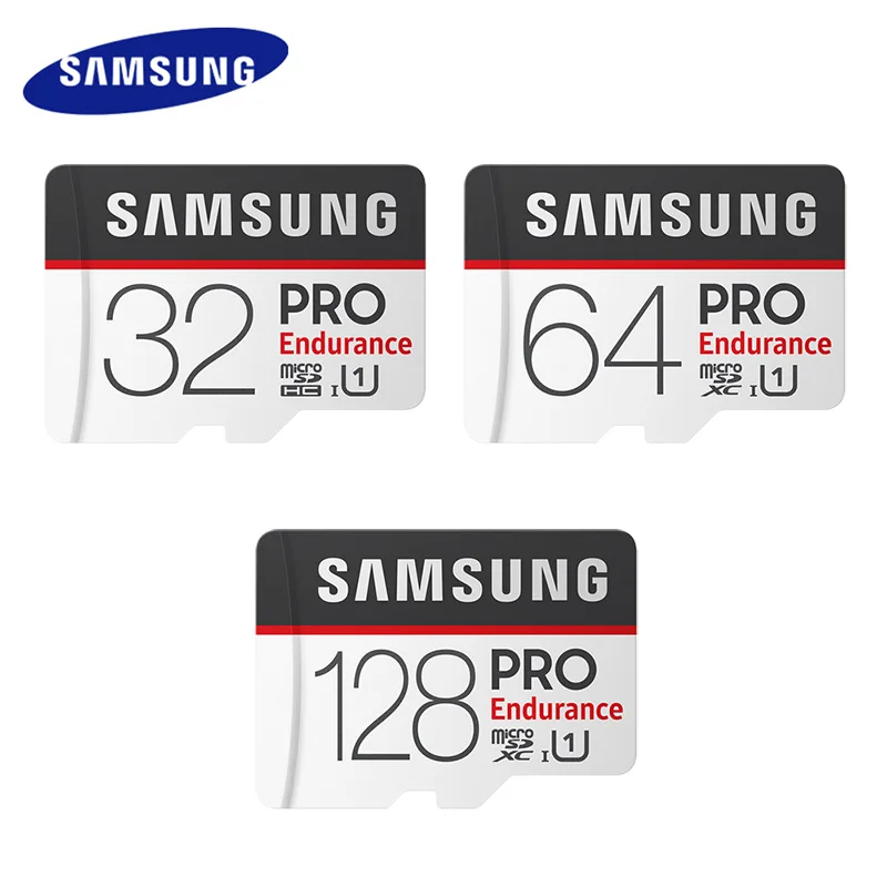 Карта памяти SAMSUNG Micro SD 32 Гб 64 128 ГБ U1 4K SDHC SDXC PRO Endurance Class 10 C10 UHS I транс флэш Microsd|Карты