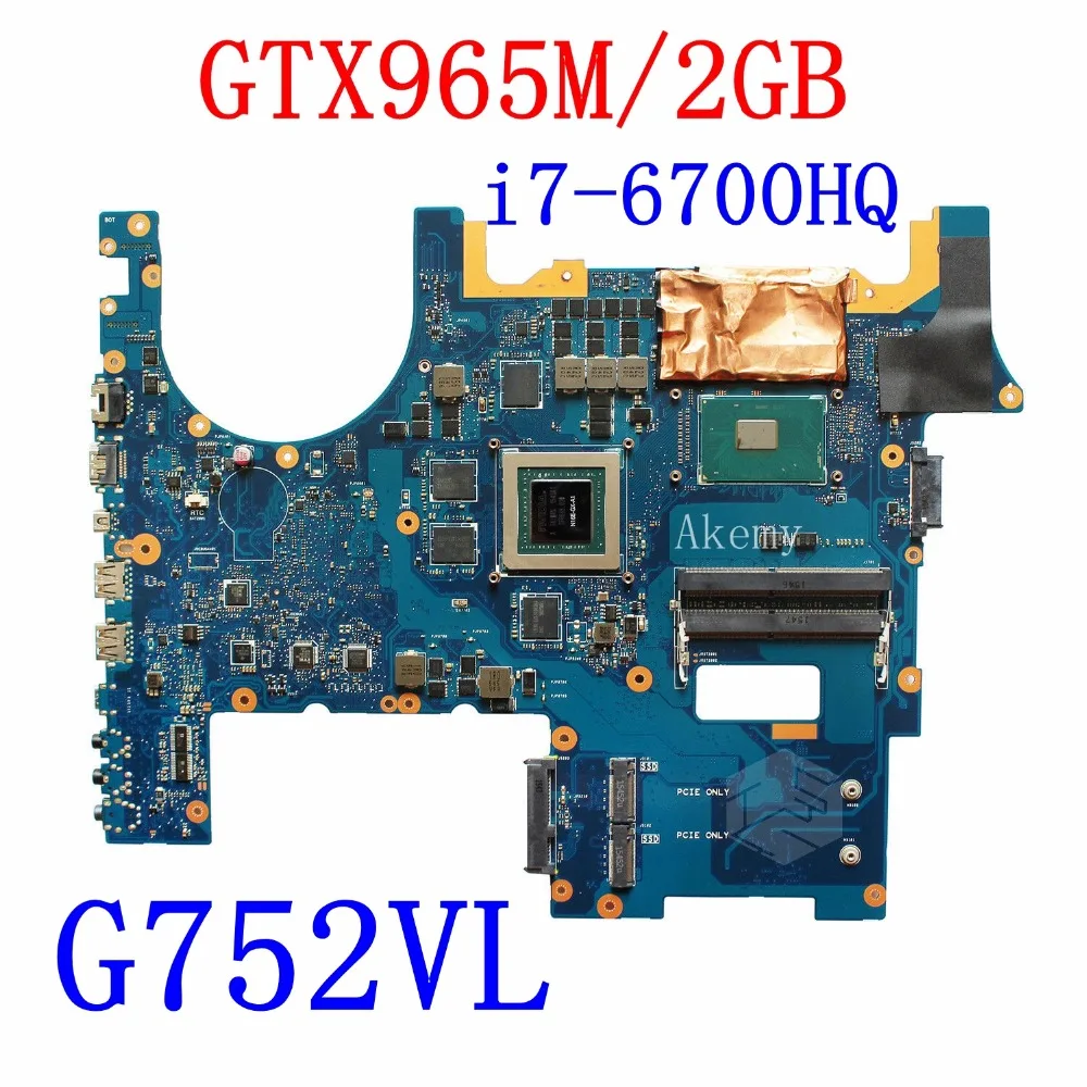 Материнская плата ROG для ноутбука For Asus G752VS G752VM G752VY G752VT G752VL G752V G752 тестирует